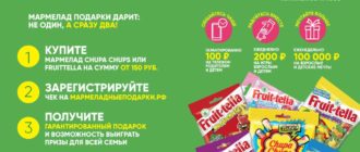 Акция Fruit-tella и Чупа-Чупс Мармеладные подарки на